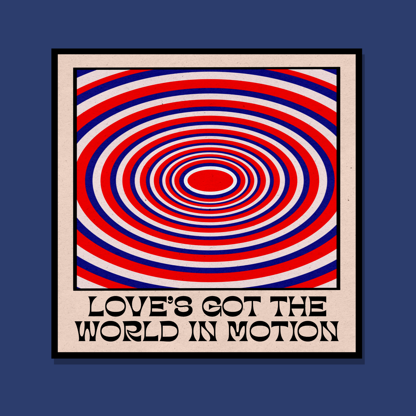 World In Motion Square Print