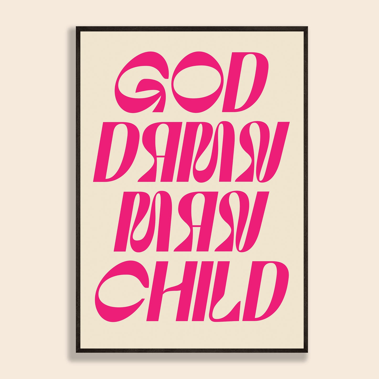 Goddamn Man Child Print