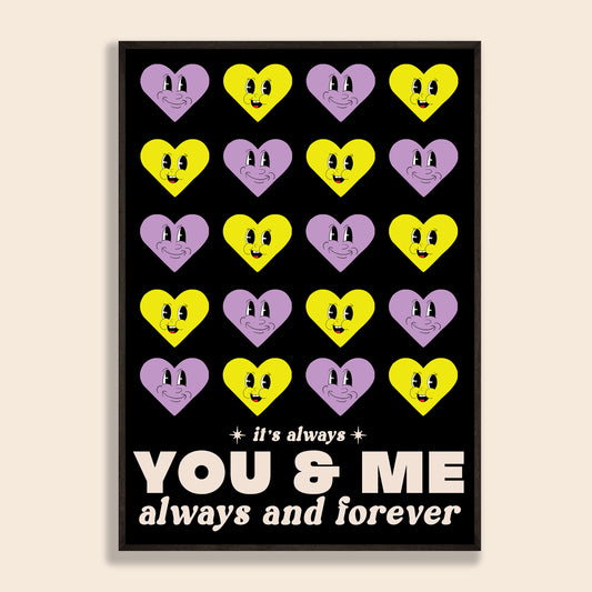 You & Me Print