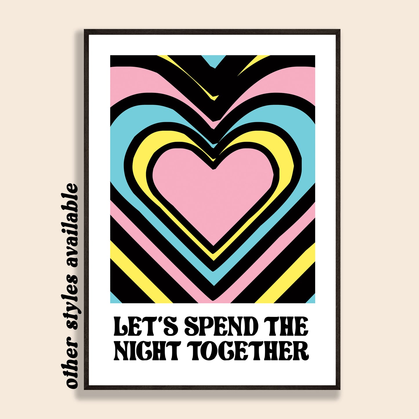 Spend The Night Together Print