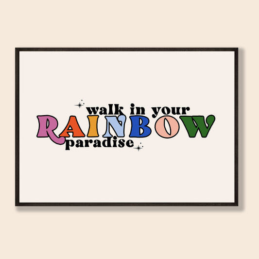 Rainbow Paradise Print