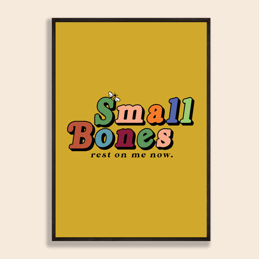 Small Bones Bee Print