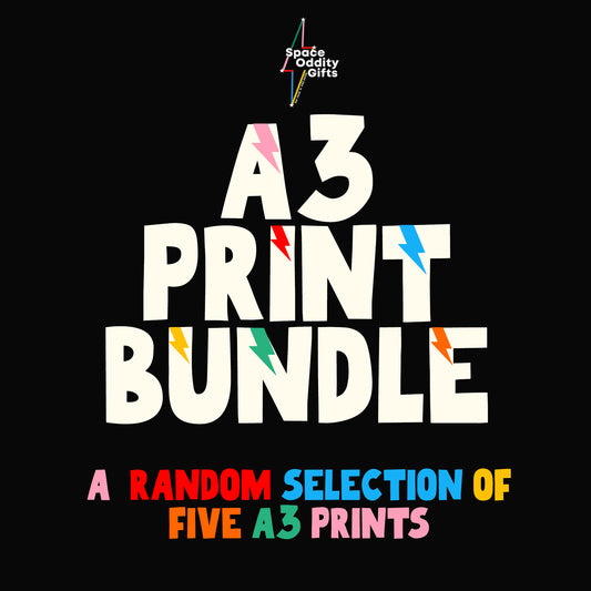 Wonky A3 Prints - Surprise Bundle